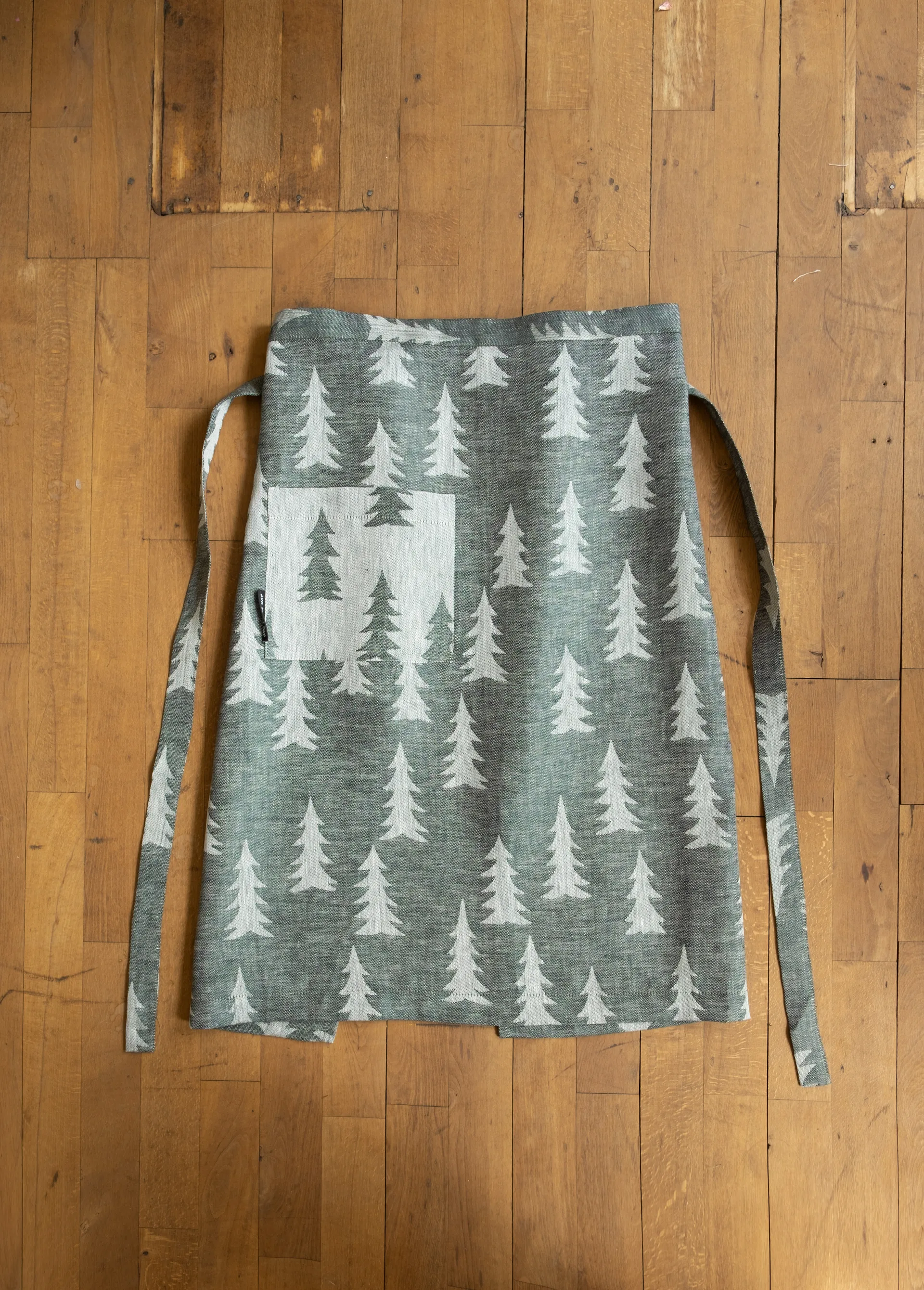 Tablier Gran, Vert-blanc Fine Little Day