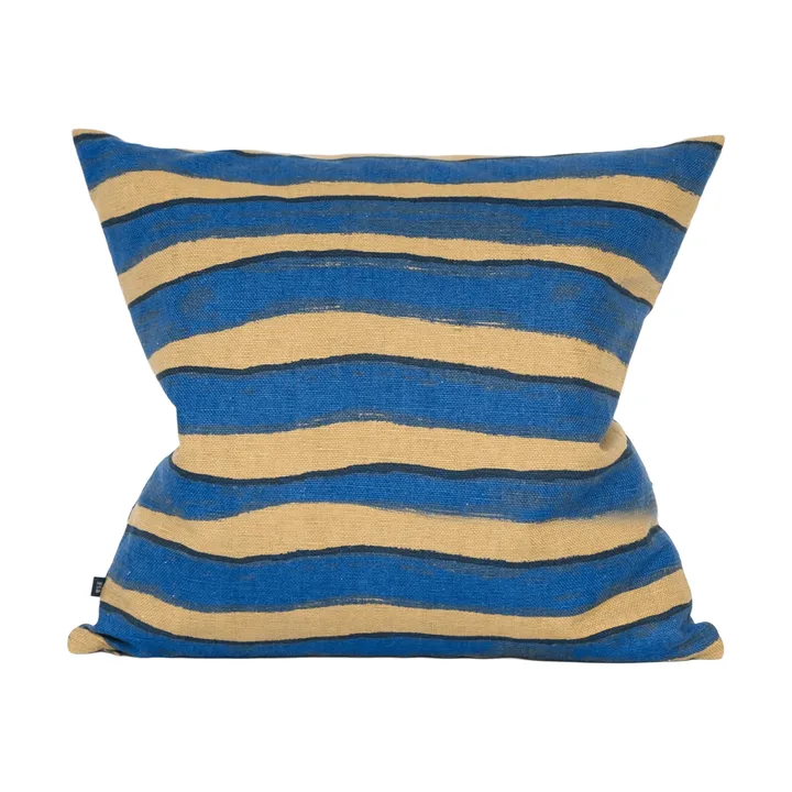Taie Rand - Marron-blue, 48x48 cm - Fine Little Day