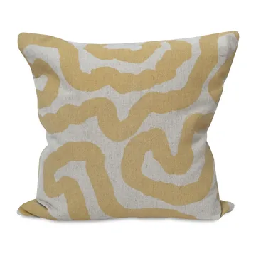 Taie Spår 48x48 cm - Jaune - Fine Little Day