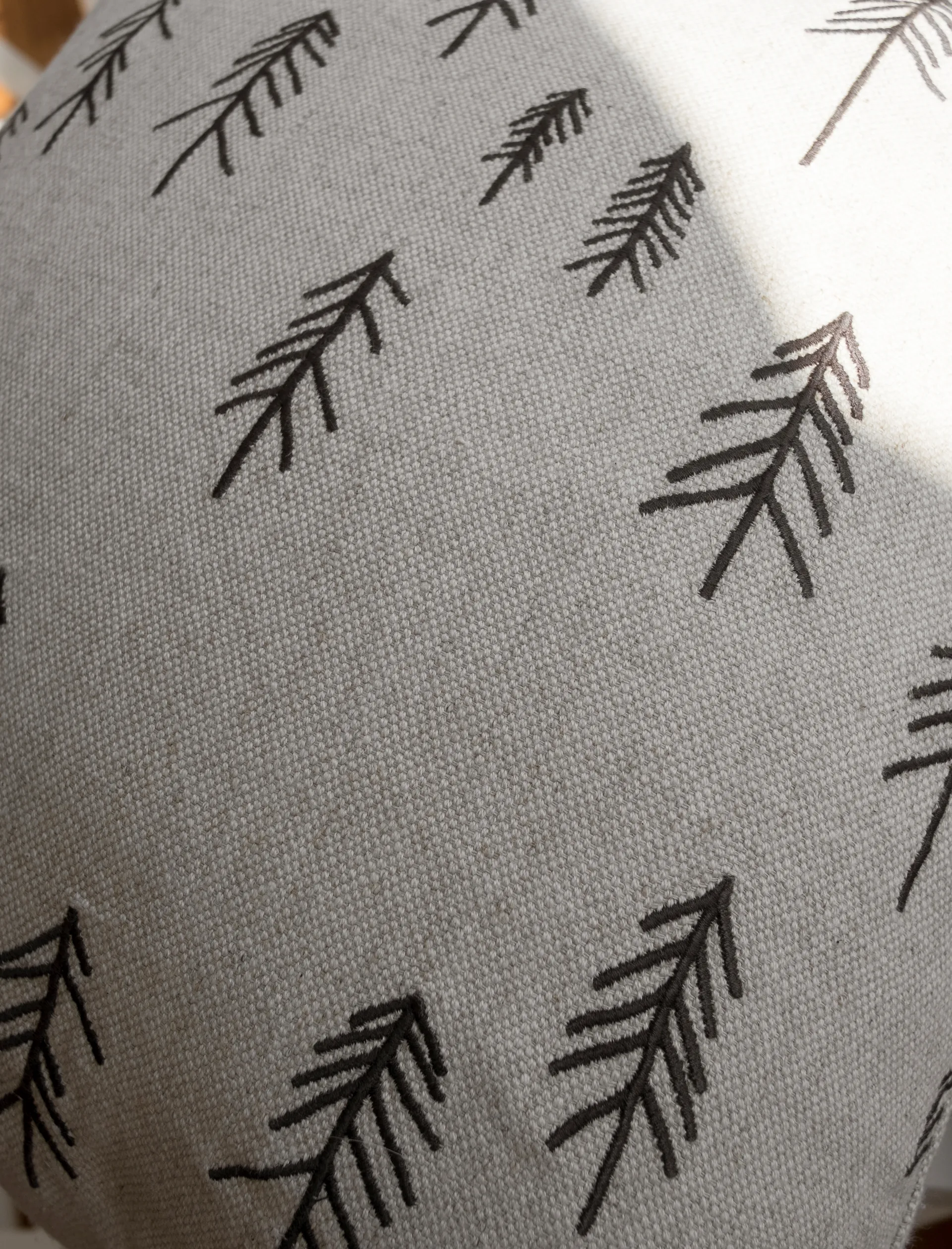 Taie Tall 48x48 cm, Marron-nature Fine Little Day