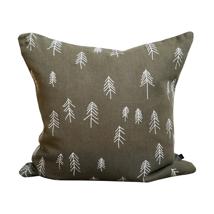 Taie Tall 48x48 cm - Vert-blanc - Fine Little Day