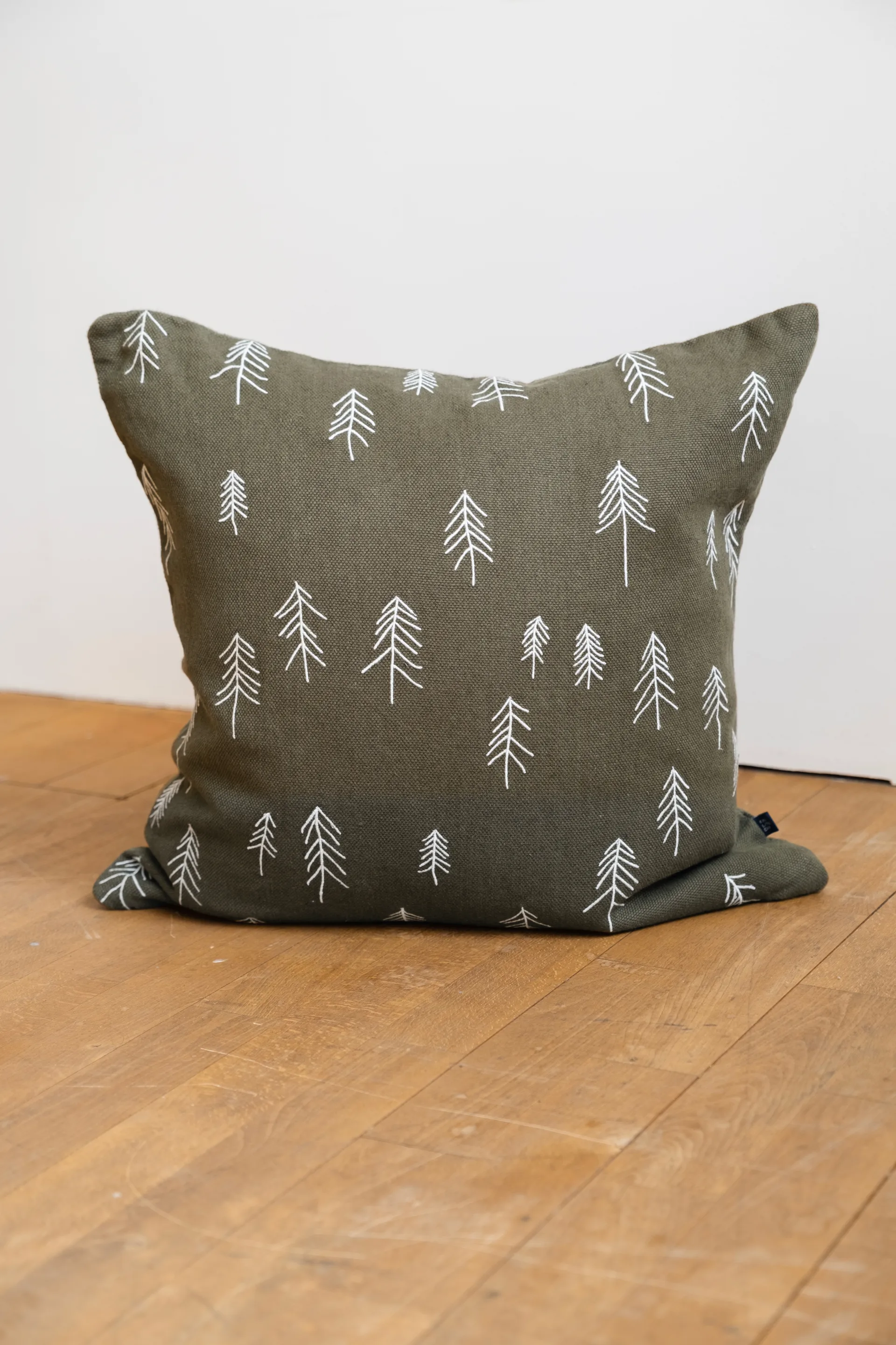 Taie Tall 48x48 cm, Vert-blanc Fine Little Day