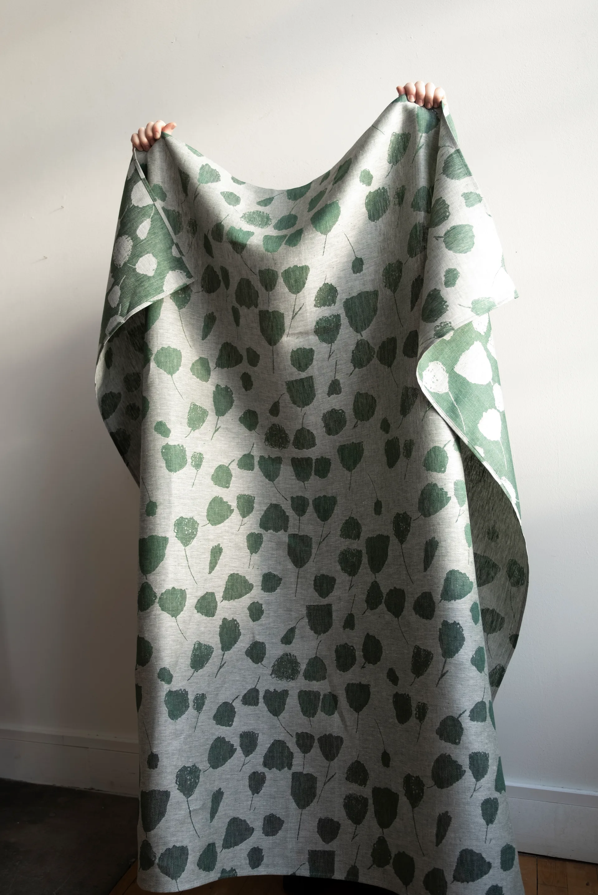 Tissu Bouquet, Vert-off white Fine Little Day