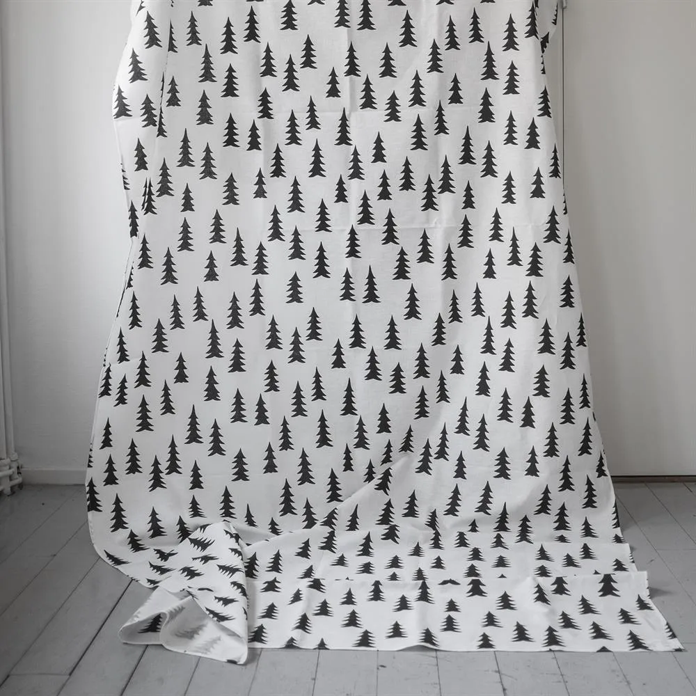 Tissu Gran, blanc-noir Fine Little Day