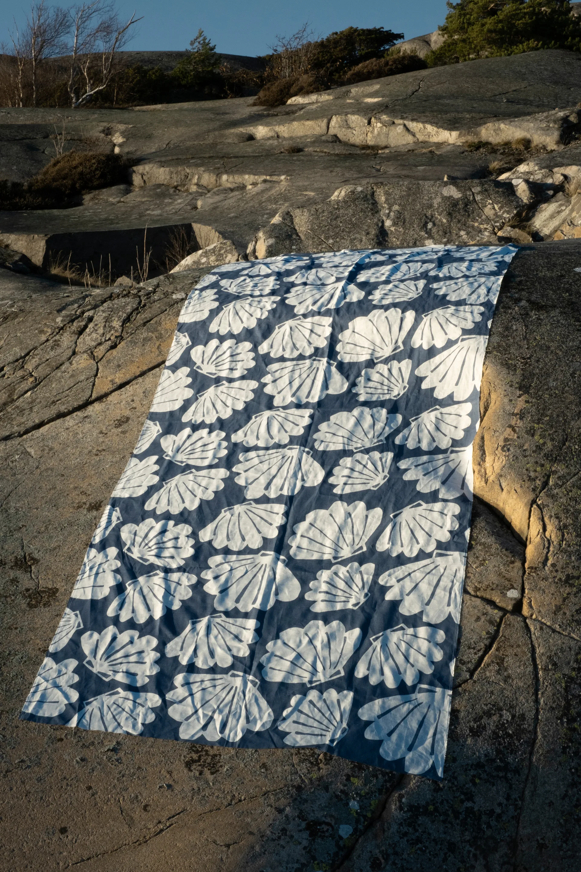 Tissu Snäcka, Bleu Fine Little Day