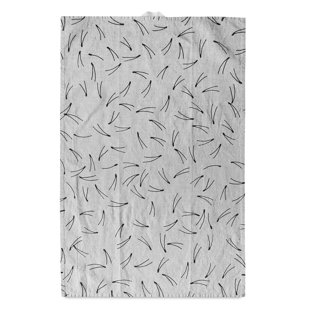 Fine Little Day Torchon Barr 44x67 cm Nature-noir | Design Scandinave | Torchons | Beige