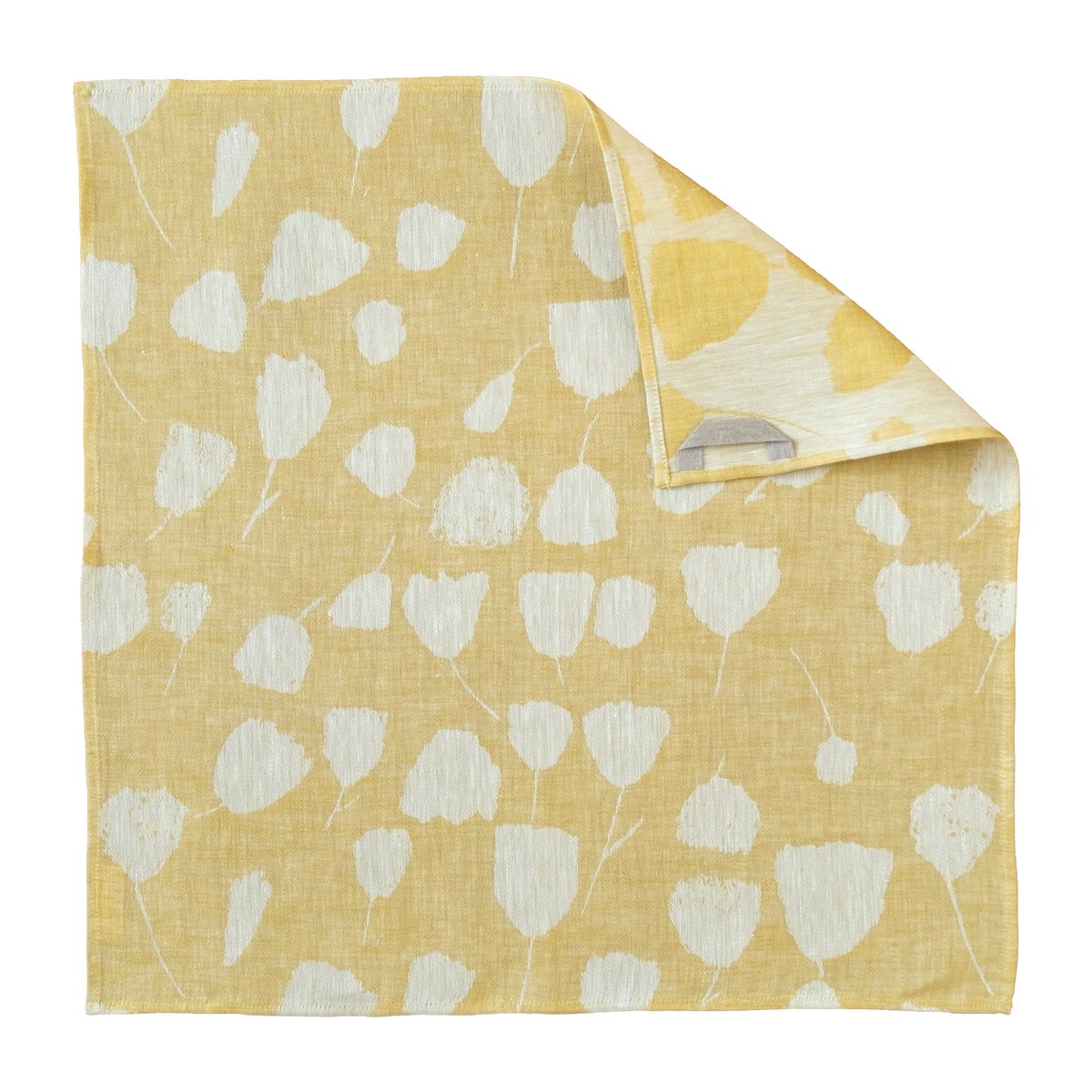 Fine Little Day Torchon Bouquet 58x58 cm Jaune-blanc
