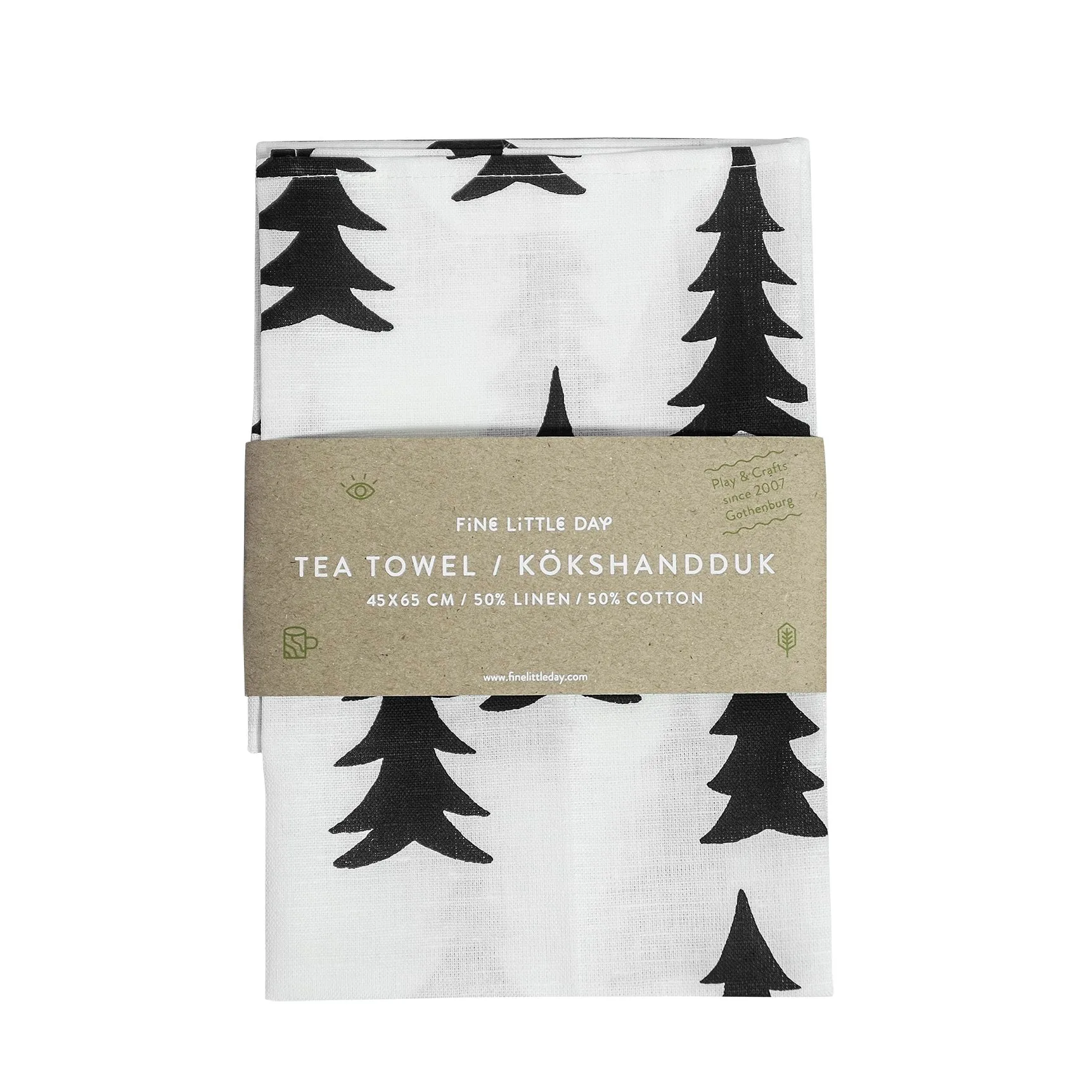 Torchons Gran, blanc-noir Fine Little Day
