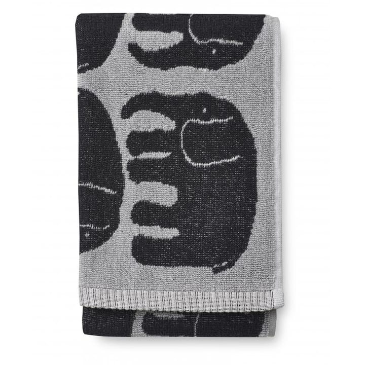 Serviette Elefantti 50x70 cm - Noir-gris - Finlayson