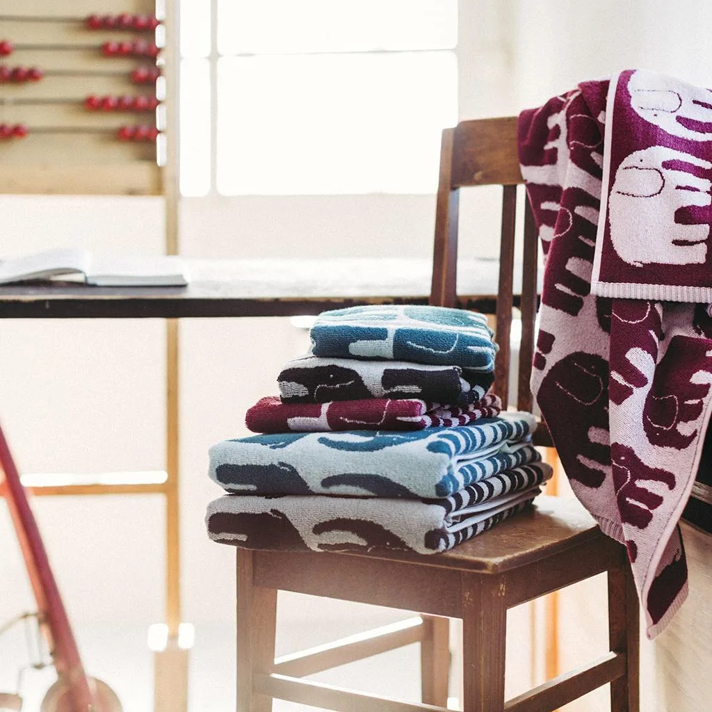 Serviette Elefantti 50x70 cm, Noir-gris Finlayson