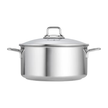 Batterie de cuisine Fiskars avec couvercle en verre 3 Pièces - Acier inoxydable - Fiskars