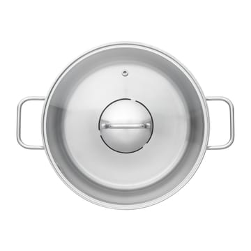 Batterie de cuisine Fiskars avec couvercle en verre 3 Pièces - Acier inoxydable - Fiskars