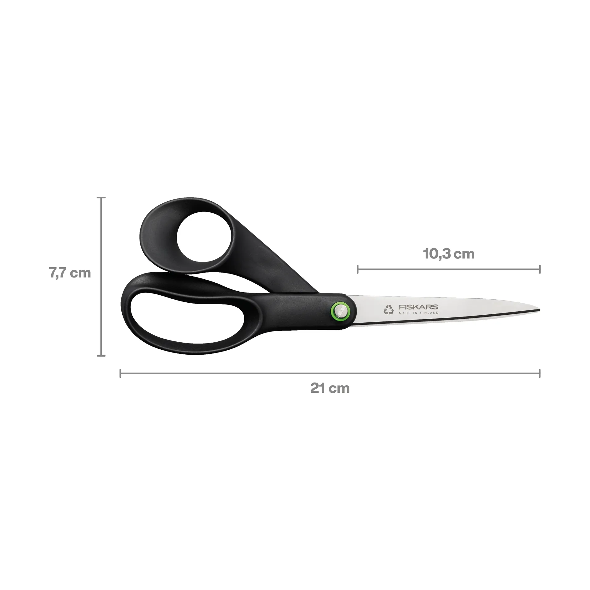 Ciseaux universels Functional Form 21 cm, Noir Fiskars