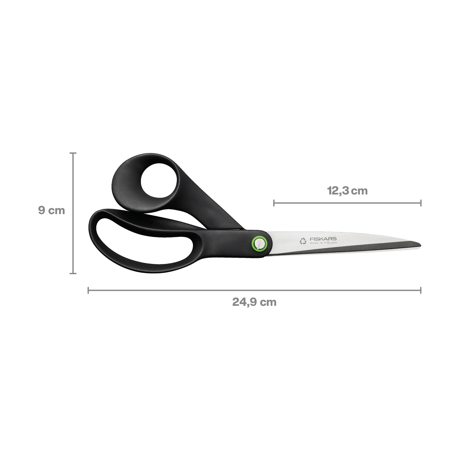 Ciseaux universels Functional Form 25 cm, Noir Fiskars