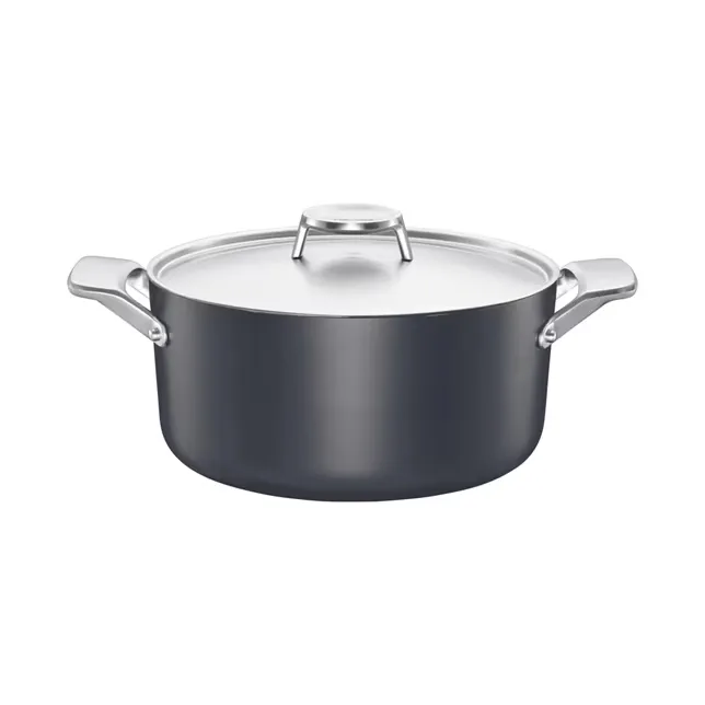 Cocotte avec couvercle Taiten 3,5 l, Noir Fiskars