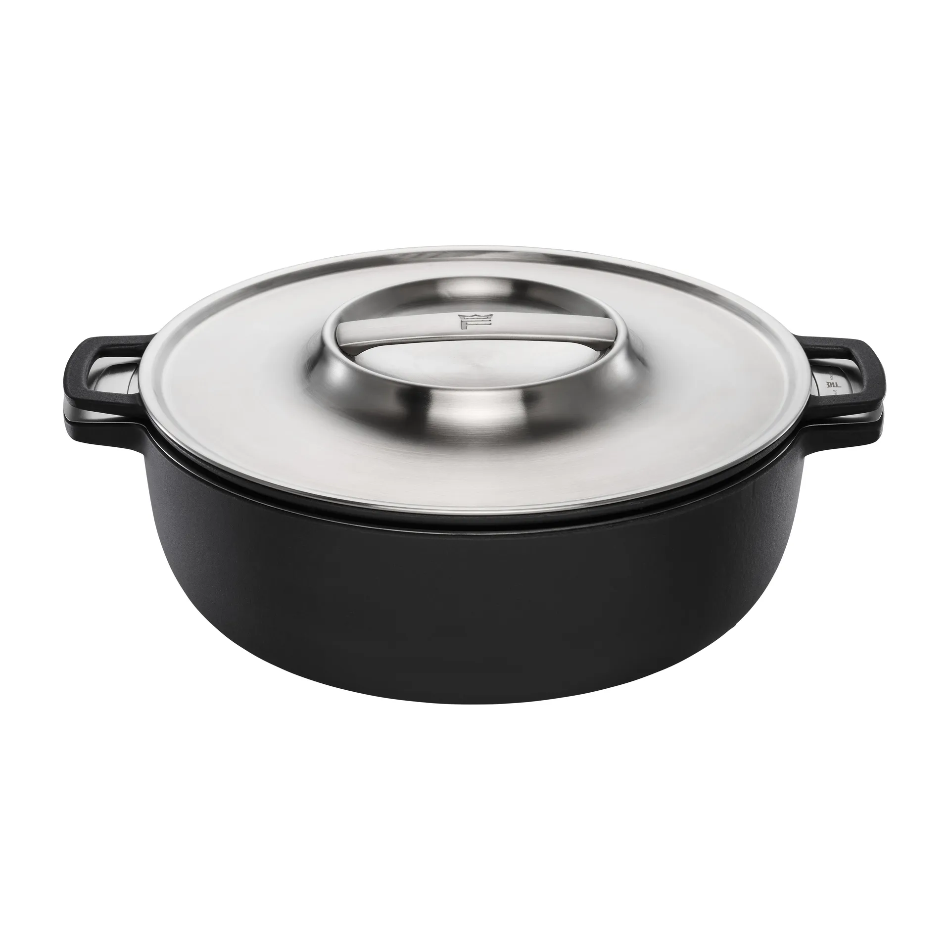 Cocotte Norden Grill Chef en fonte et acier inoxydable, Ø30 cm Fiskars
