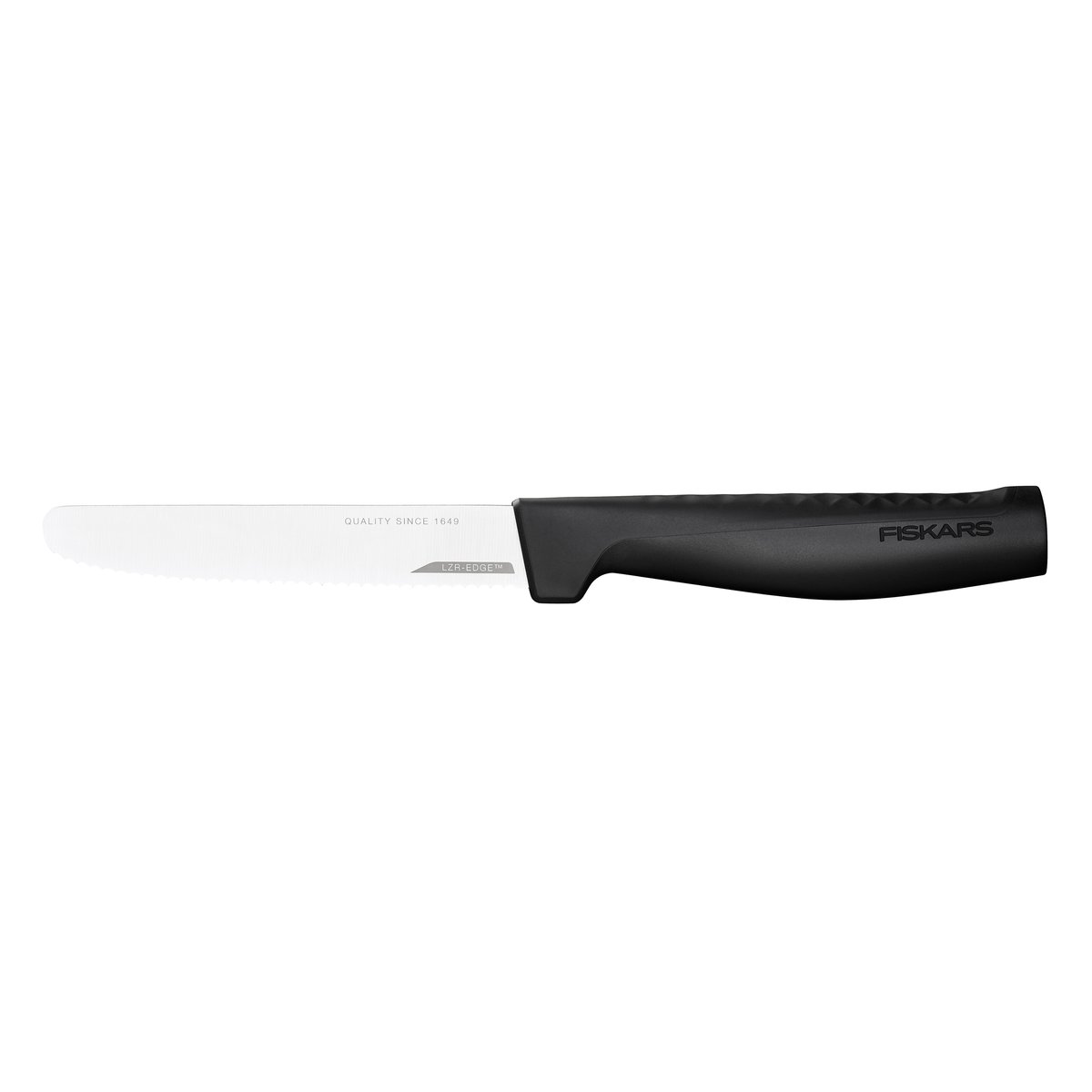 fiskars couteau à tomates hard edge 11 cm acier inoxydable