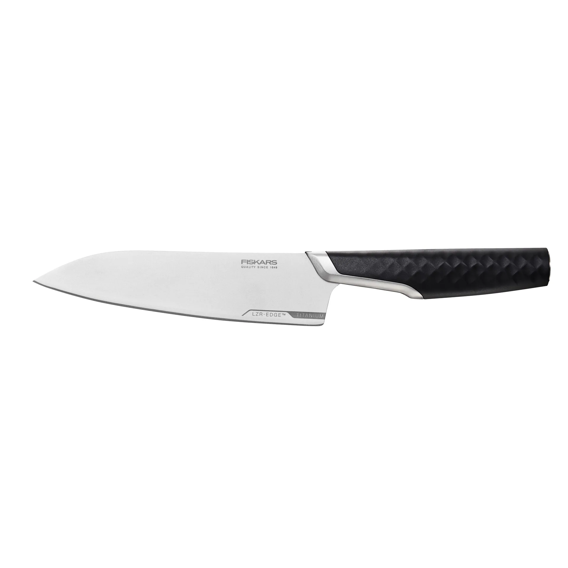 Couteau de chef Titanium 16 cm, Noir Fiskars