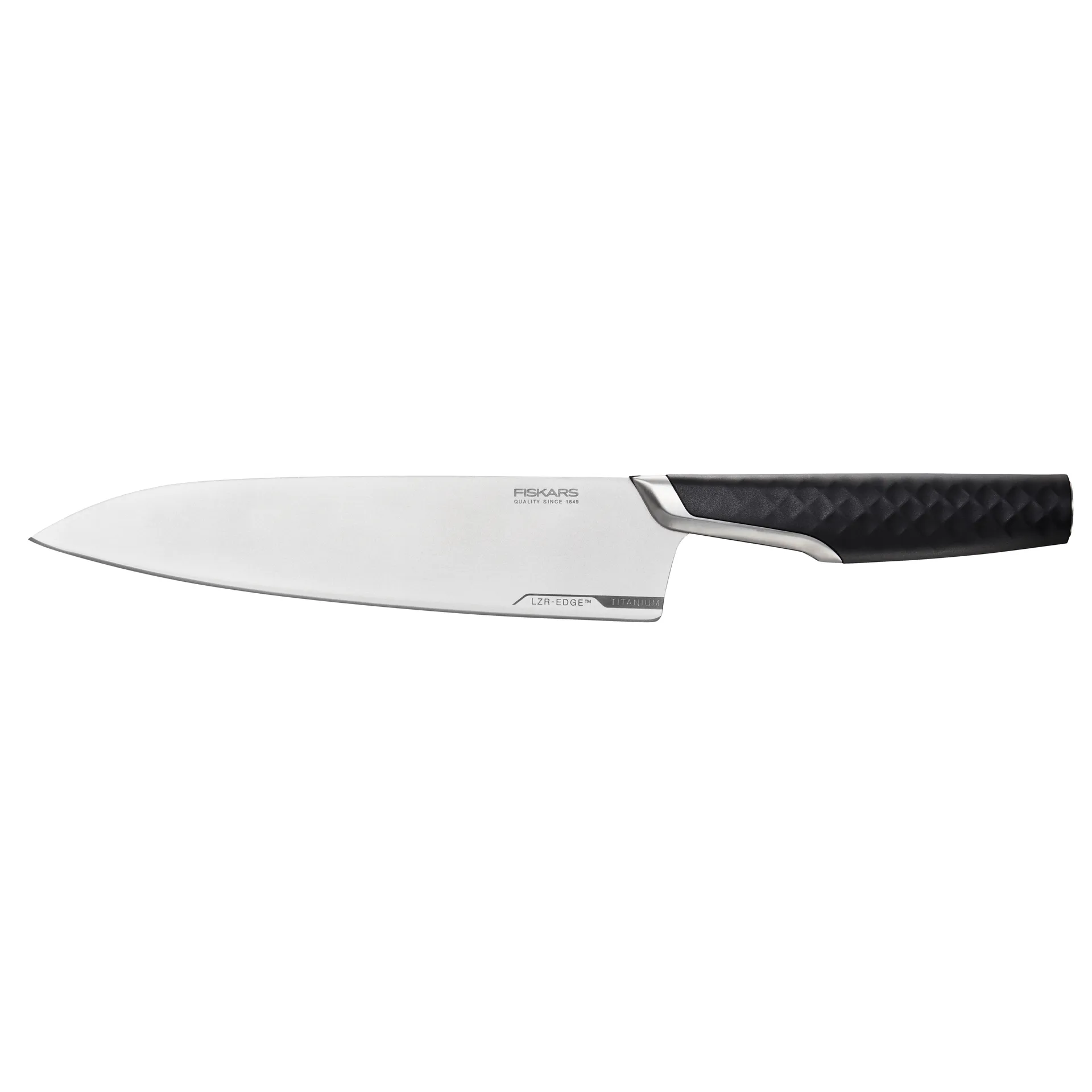 Couteau de chef Titanium 20 cm, Noir Fiskars