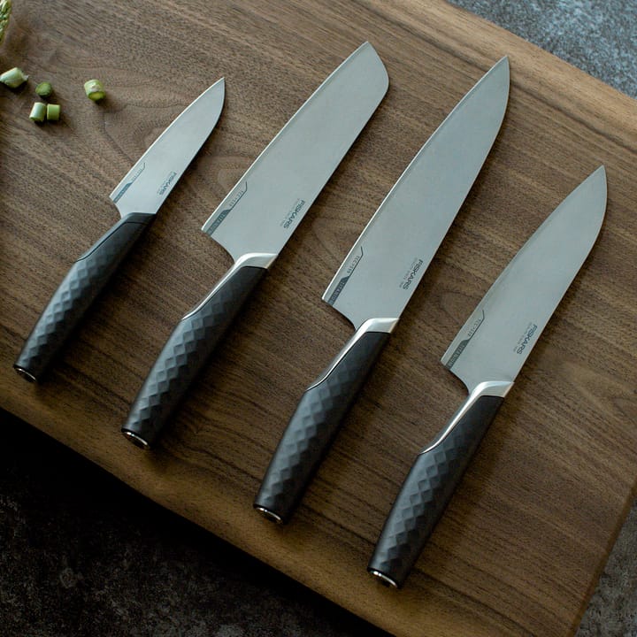 Couteau de chef Titanium 20 cm, Noir Fiskars