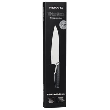 Couteau de chef Titanium 20 cm - Noir - Fiskars