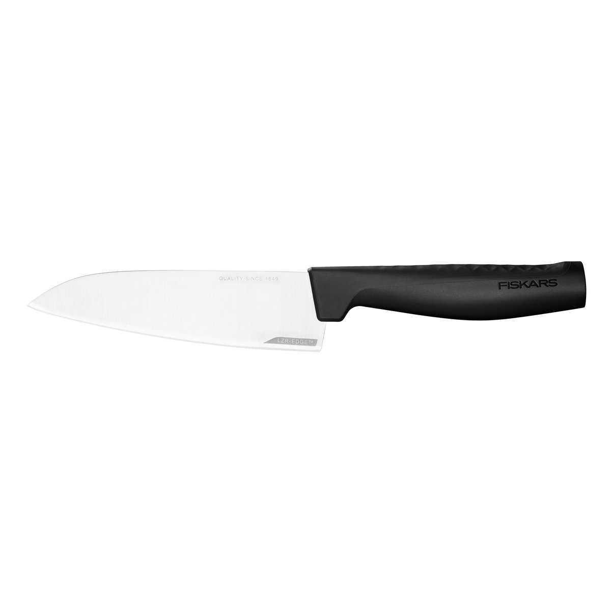 fiskars couteau de cuisine hard edge 13,5 cm acier inoxydable