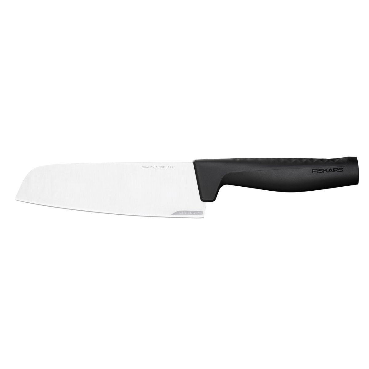 fiskars couteau de cuisine santoku hard edge 16 cm acier inoxydable