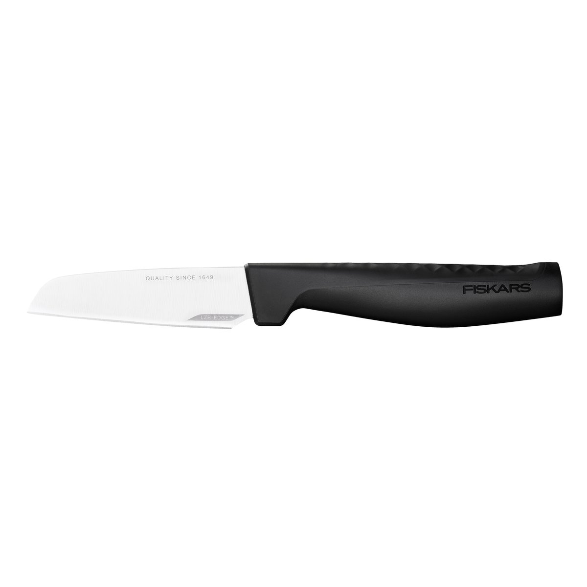 fiskars couteau éplucheur hard edge 9 cm acier inoxydable