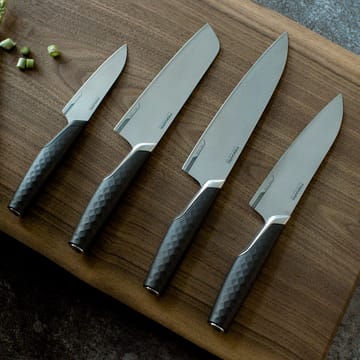 Couteau santoku Titanium 16 cm - Noir - Fiskars