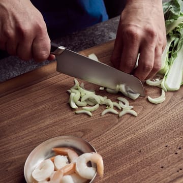 Couteau santoku Titanium 16 cm - Noir - Fiskars