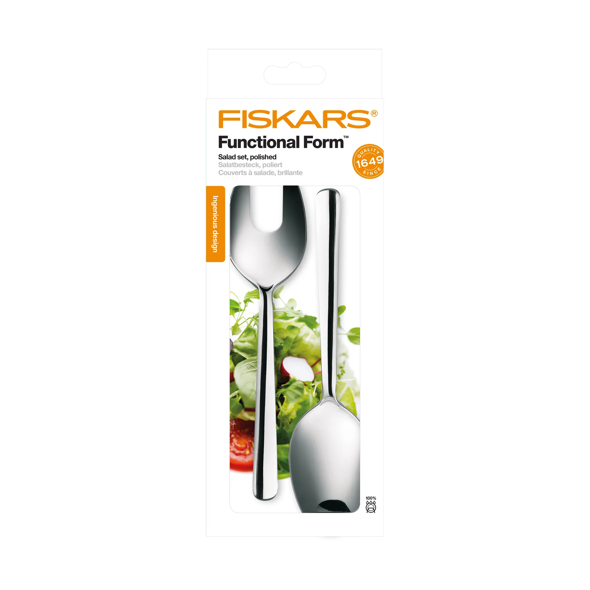 Couverts à salade Functional Form, 2 pièces, Brillant Fiskars