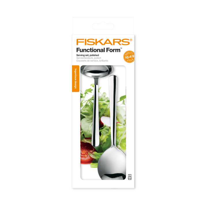 Couverts de service Functional Form, 2 pièces, Brillant Fiskars