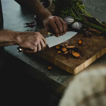 Ensemble de couteaux Norden couteau de chef + couteau à légumes 2 pièces - Acier inoxydable-bouleau - Fiskars