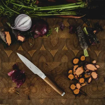 Ensemble de couteaux Norden couteau de chef + couteau à légumes 2 pièces - Acier inoxydable-bouleau - Fiskars