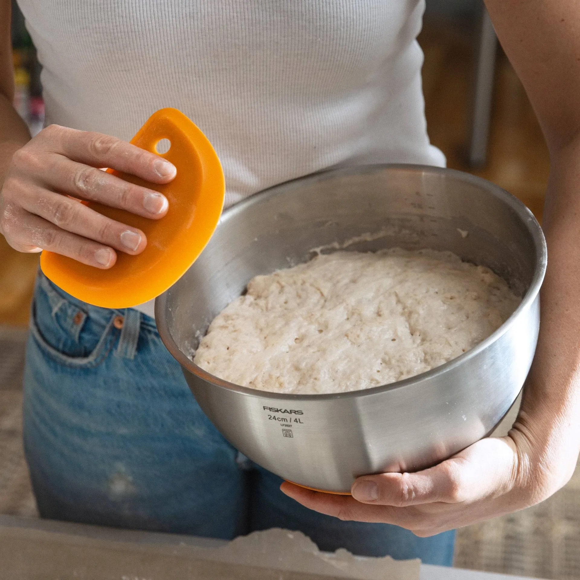 Functional Form bol à pâtisserie, Acier inoxydable, 4 L Fiskars
