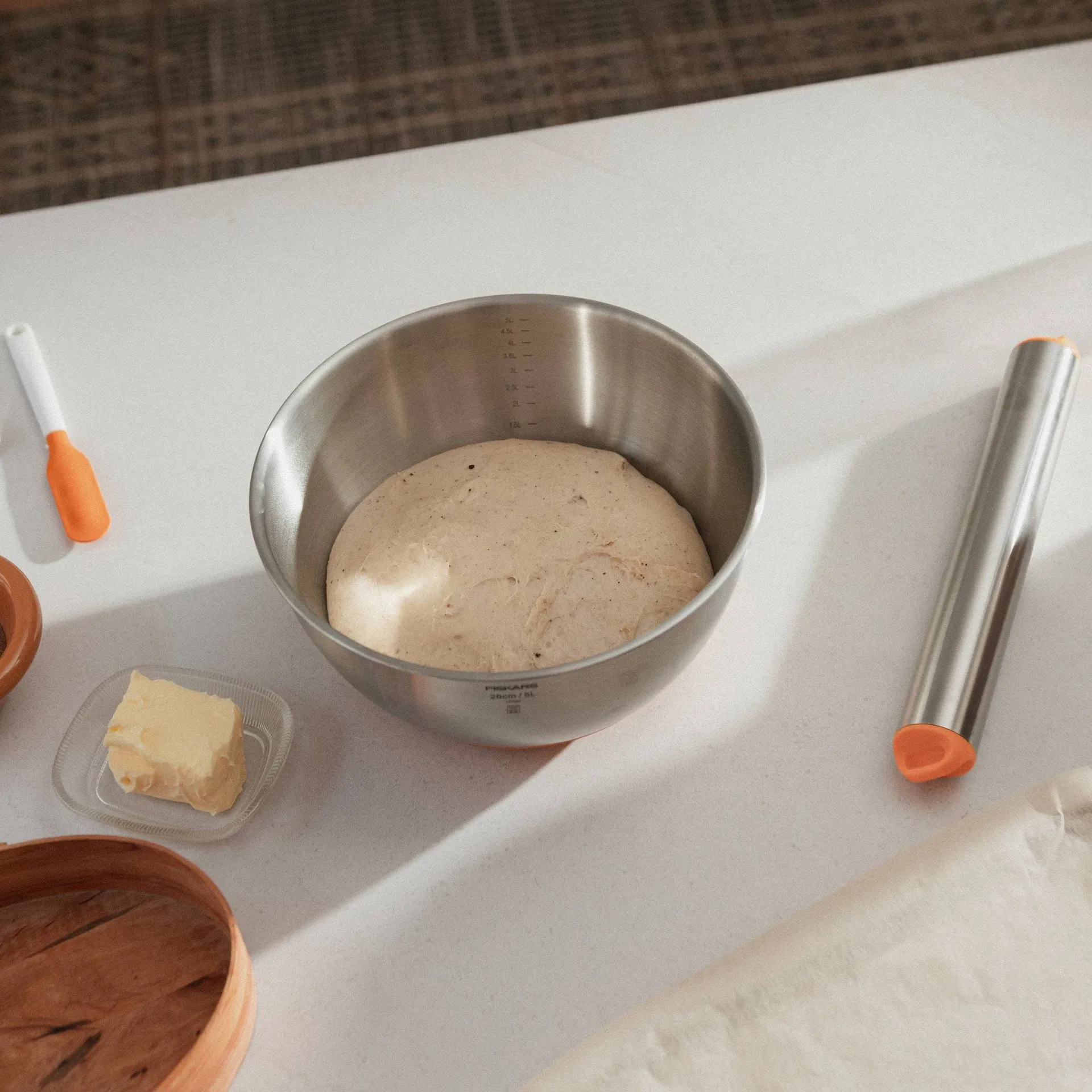 Functional Form bol à pâtisserie, Acier inoxydable, 5 L Fiskars