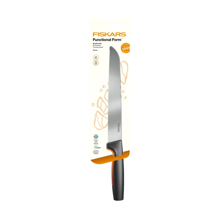 Functional Form couteau à pain - Acier inoxydable - Fiskars