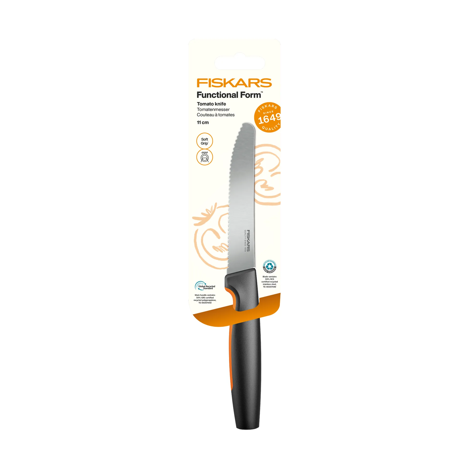 Functional Form couteau à tomates, Acier inoxydable Fiskars