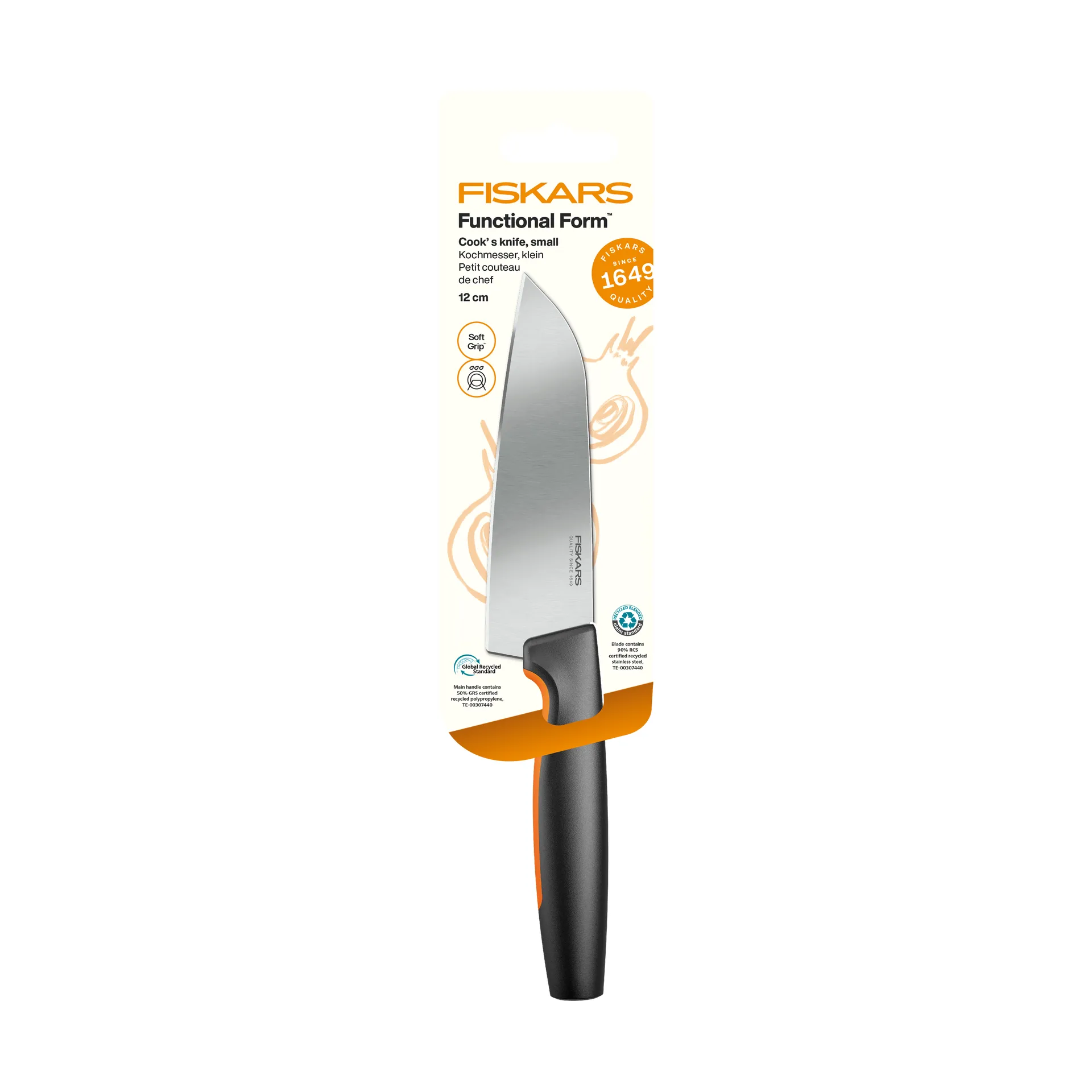 Functional Form couteau de chef, Petit, acier inoxydable Fiskars