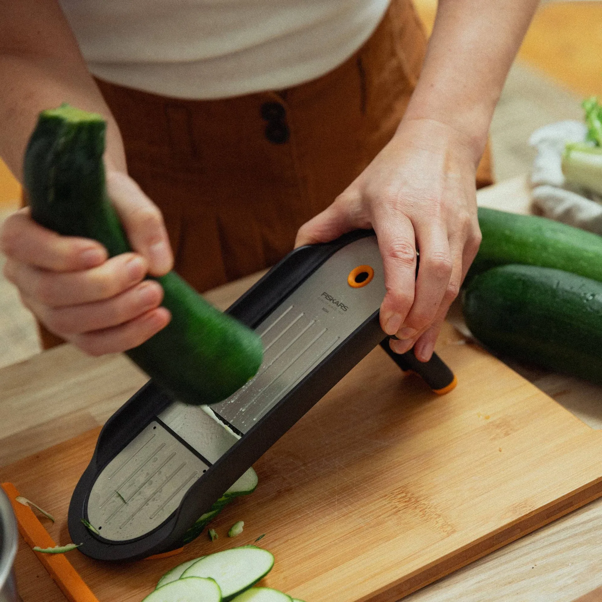 Functional Form mandoline, Acier inoxydable, 30,8 cm Fiskars