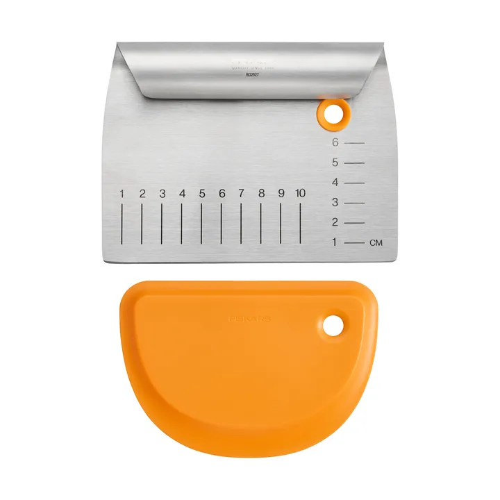 Functional Form racloir à pâte - métal-silicone, 2 pièces - Fiskars