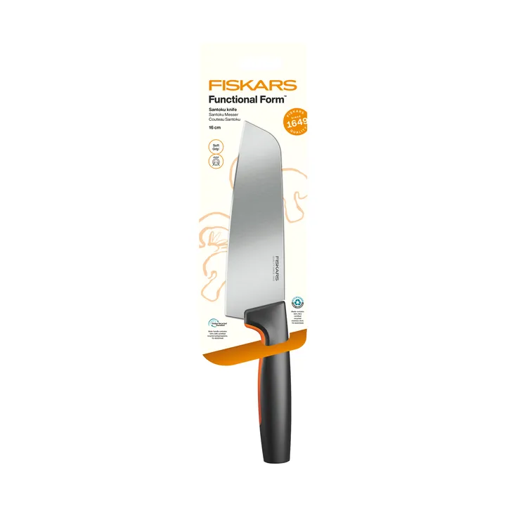 Functional Form santoku couteau - Acier inoxydable - Fiskars