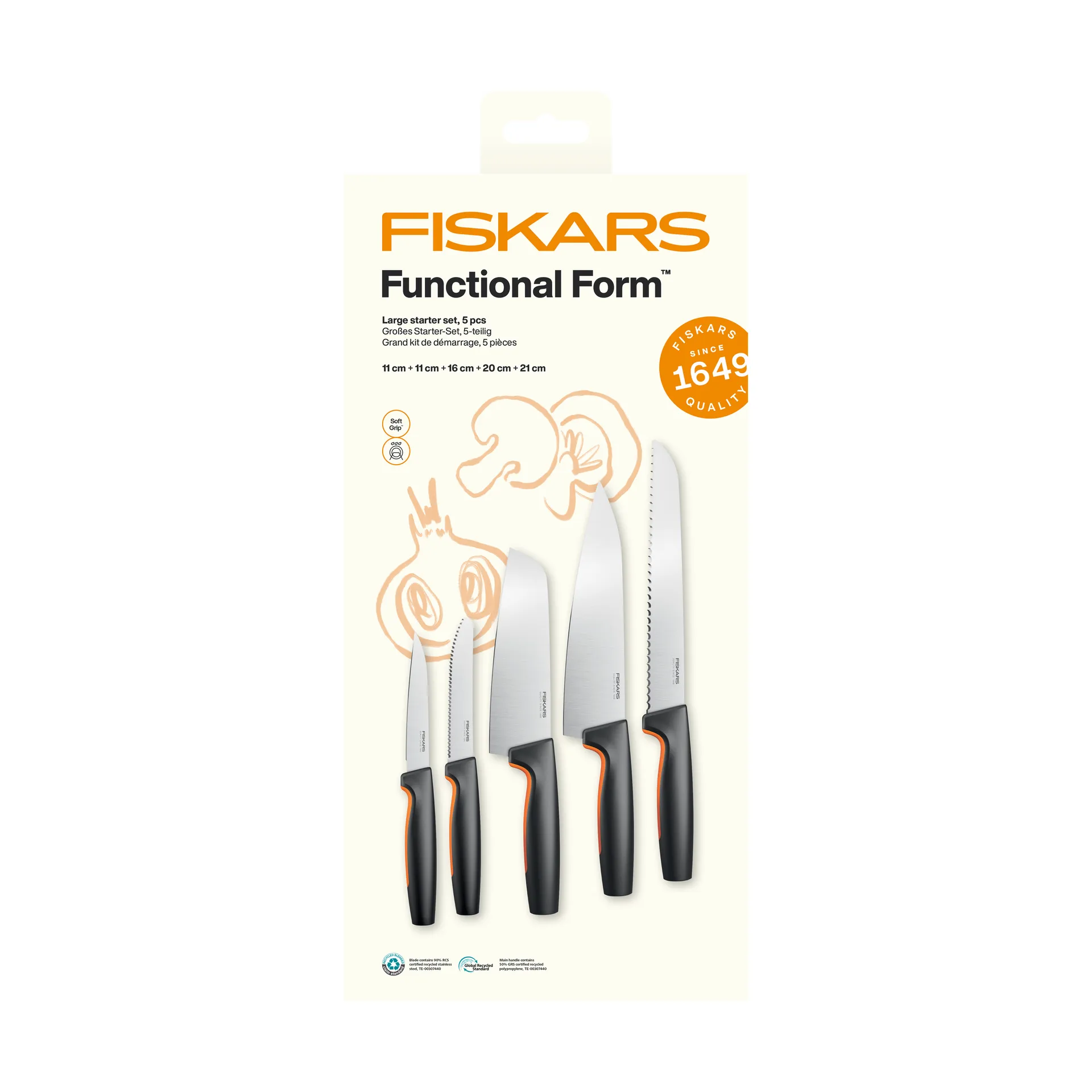 Functional Form set de couteaux, grand Fiskars