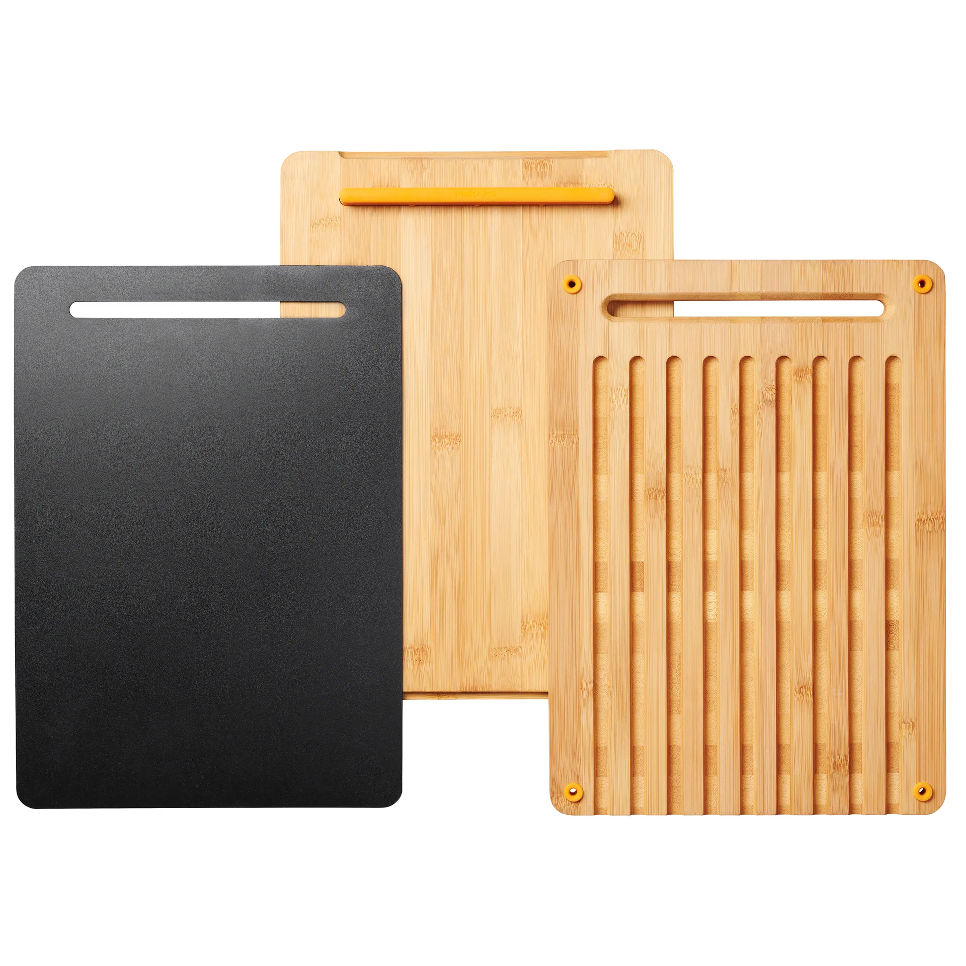 Planche à découper Functional Form 3 Pièces, Bambou-plastique Fiskars