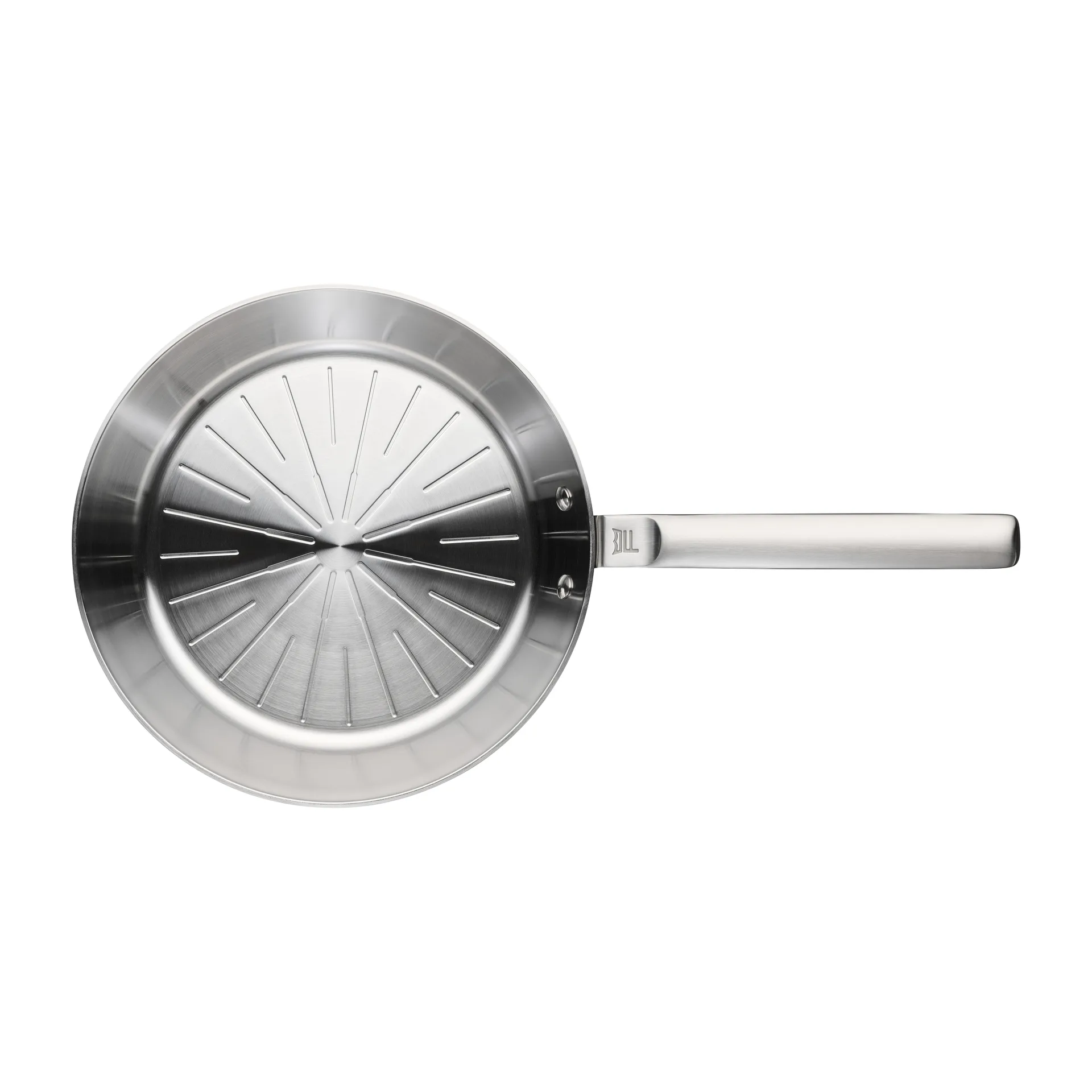 Poêle à frire Norden Steel en acier inoxydable non revêtu, Ø28cm Fiskars