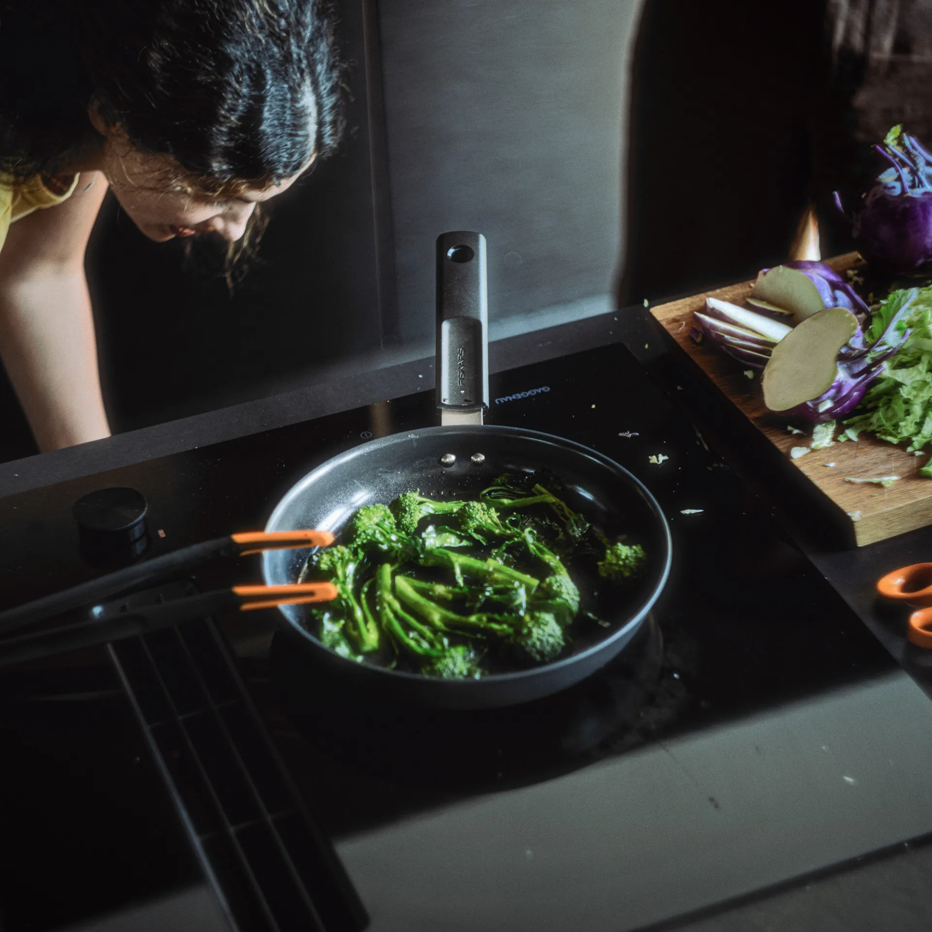 Poêle Hard Face Ceratec Superior, 24 cm Fiskars