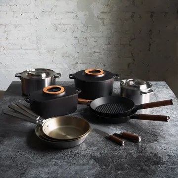 Poêle Norden acier inoxydable - 28 cm - Fiskars