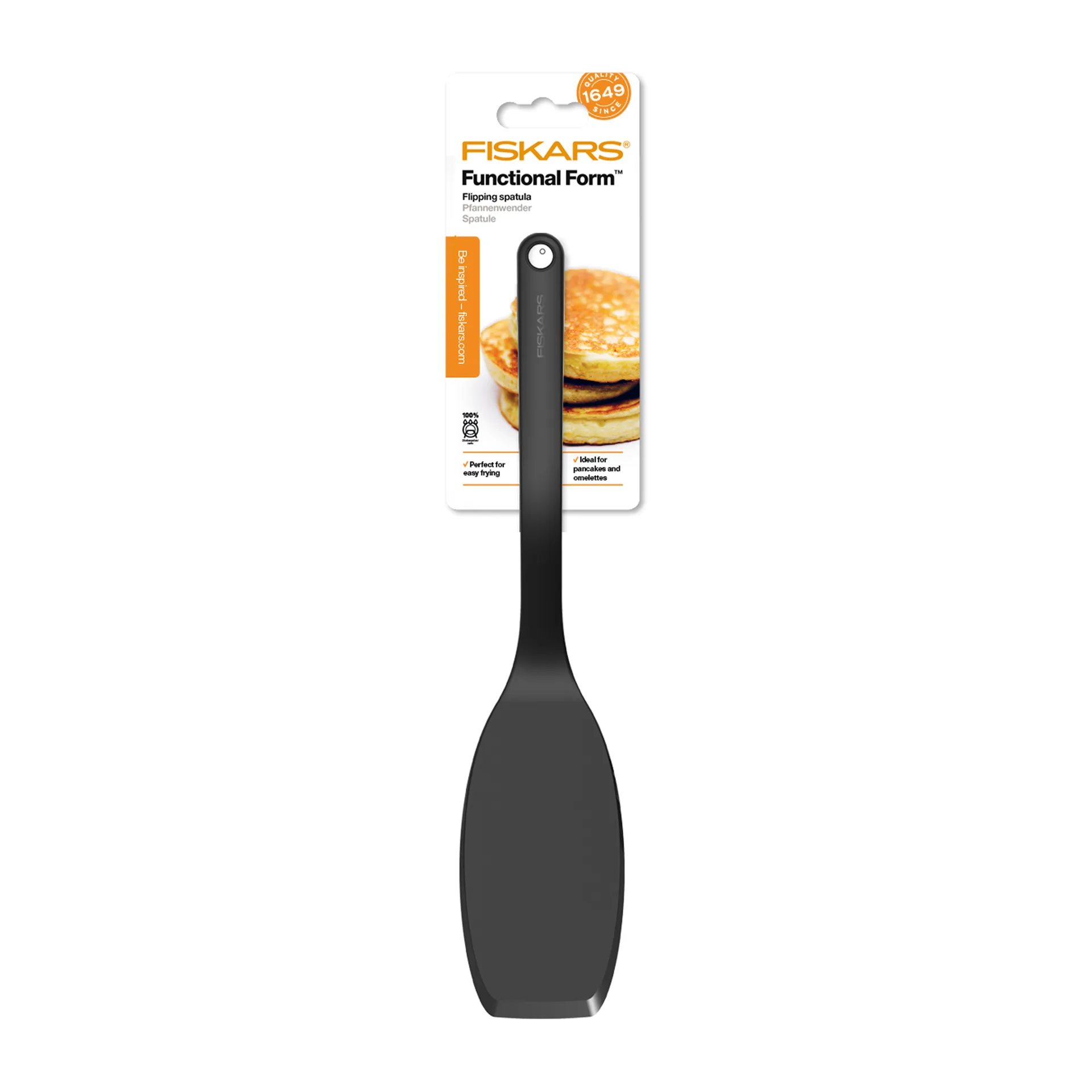 Spatule Functional Form 28 cm, Noir Fiskars