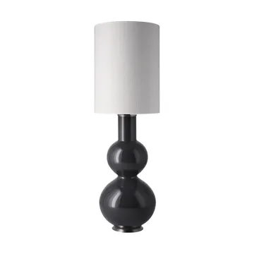 Lampe de table Augusta, base grise - Babel Beige L - Flavia Lamps