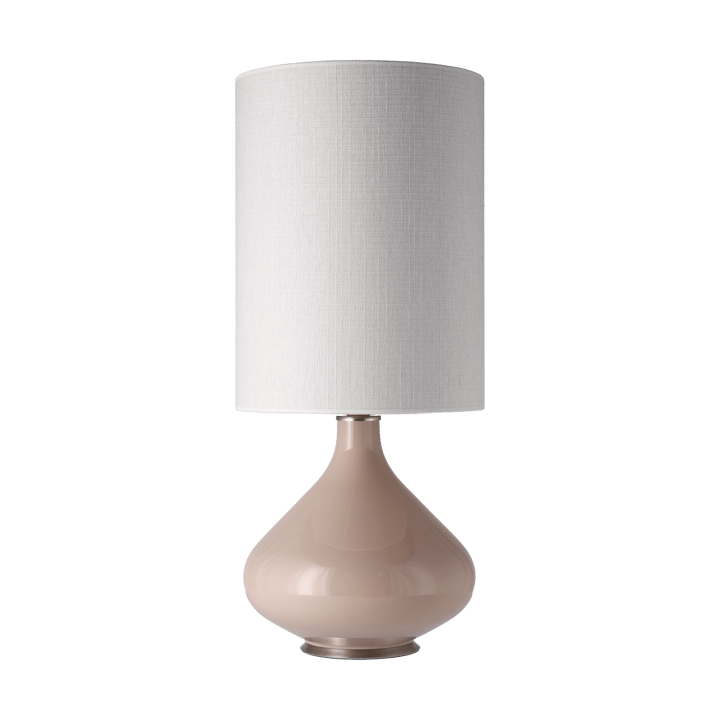 Lampe de table Flavia, base beige - Babel Beige L - Flavia Lamps